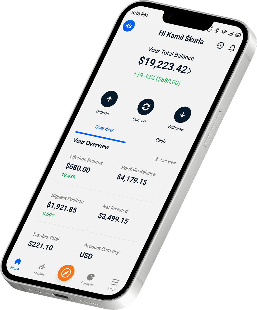 Fintech App main image